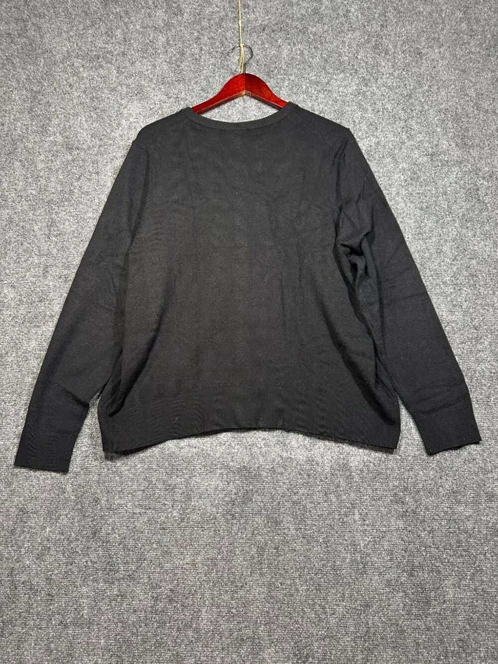 Torrid Sweater Womens 2X Cardigan Black Button Up Long Sleeve Ribbed Hem Cuffs